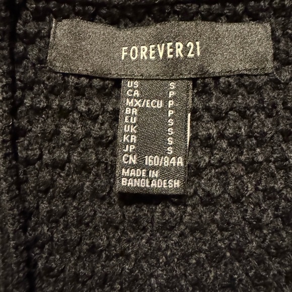 Forever 21 Open Front Tunic Length Cardigan - Picture 9 of 9